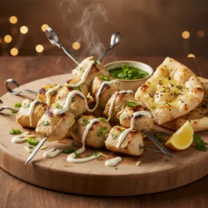 Chicken Malai Boti Plate